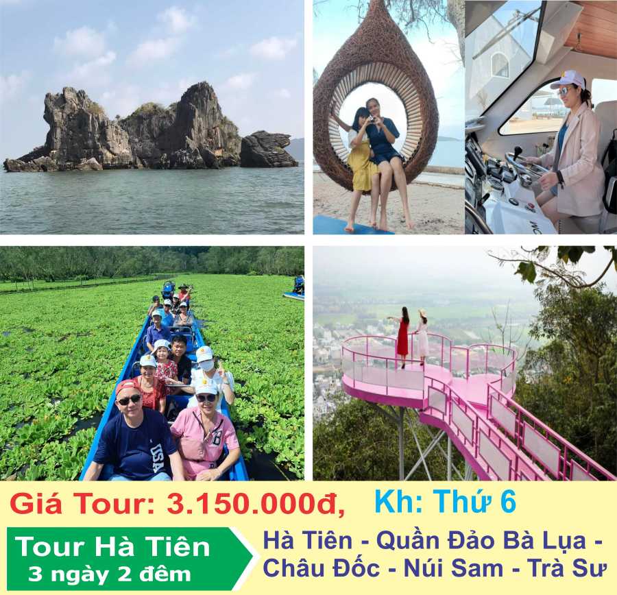 Tour Hà Tiên Châu Đốc 3 ngày 2 đêm