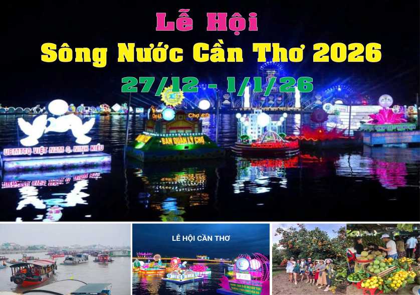 lễ hội sông nước cần thơ 2026