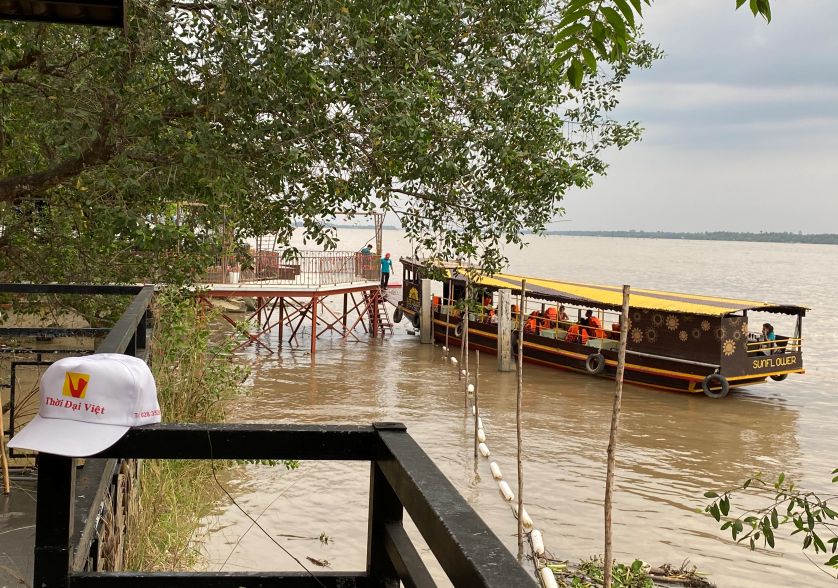 cảnh đẹp trên sông hàm luông