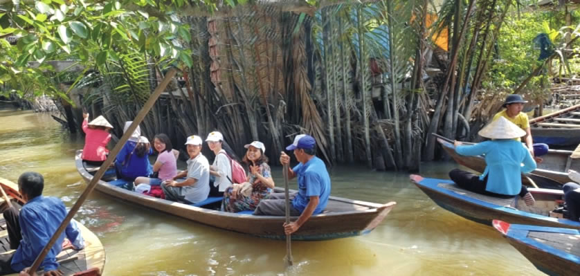 Đi đò chèo - tour miền tây 1 ngày