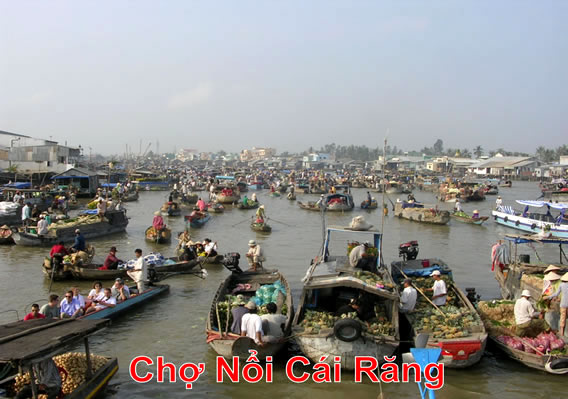 chợ nổi cần thơ