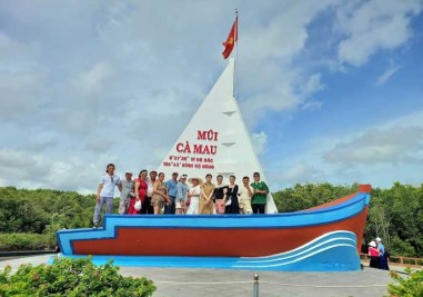 Mũi Cà Mau nhìn từ trên cao