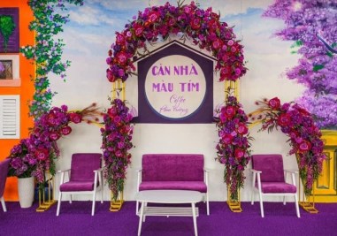 Căn  nhà màu tím Cần Thơ