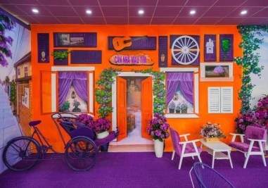 Căn  nhà màu tím Cần Thơ