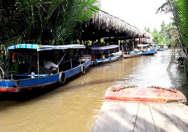 Khung cảnh view bờ sông - tour miền tây  1 ngày