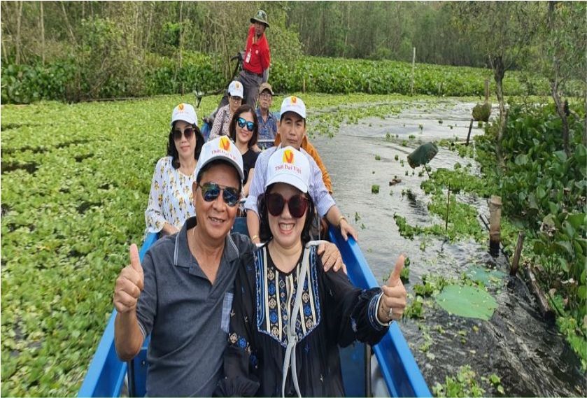 Cảnh đẹp rừng tràm Trà Sư